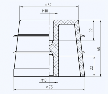 Изолятор ИОРП- 1-2,5