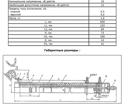 Разрядник РТФ-10-0,5/5 УХЛ1