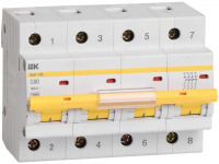 Автоматический выключатель ВА 47-100 4Р 100А (С) IEK