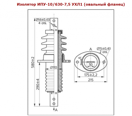 Изолятор проходной ипу 10 630 7.5. Изолятор проходной ИПУ-10/630-7,5 ухл1. Изолятор ИПУ-10/630-7.5 ухл1.